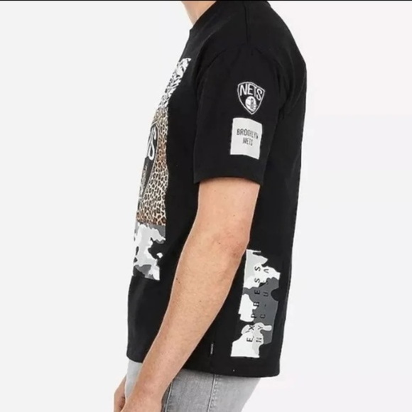 Limited Brooklyn Nets NBA Heavyweight Graphic T-Shirt Size XL Men top shirt NWT - Picture 3 of 4